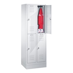 C+P Spind doppelstöckig Serie 128, Garderobenschrank