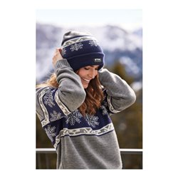 STIHL Beanie WINTER SEASON 23 Blau/Grau