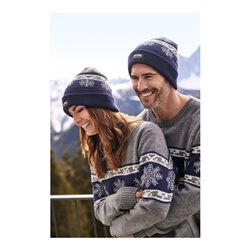 STIHL Beanie WINTER SEASON 23 Blau/Grau