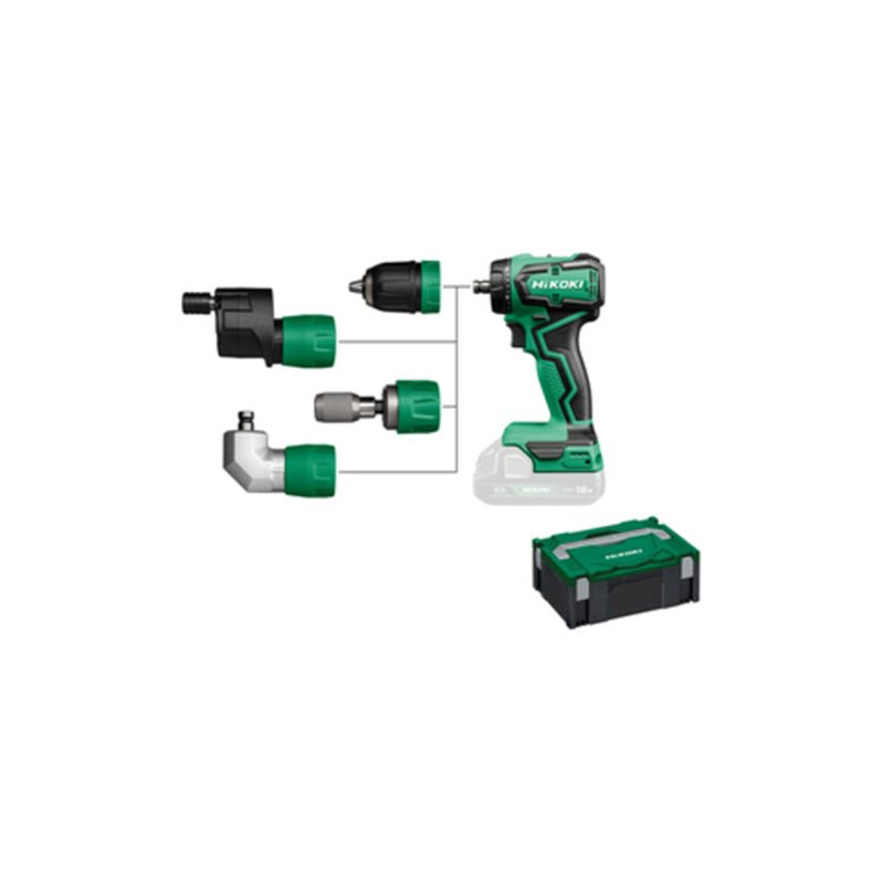 HiKOKI Akku-Bohrschrauber Quick DS18DDQ (Basic) (HSC II) inkl. Zubehör
