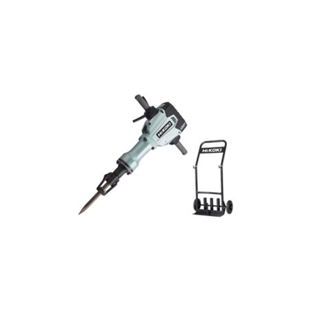HiKOKI Abbruchhammer (28 mm Sechskant) H90SG + Transportwagen