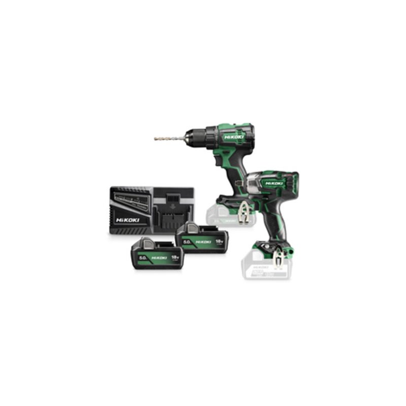 HiKOKI Combo-Kit Akku Schlagschrauber + Schlagbohrschrauber KC18DE