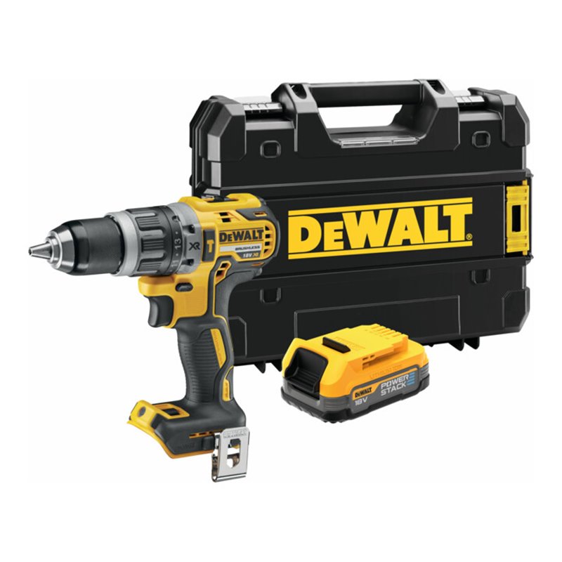 DEWALT Akku-Schlagbohrschrauber inkl. Powerstack Akku (18 V/1,7 Ah)