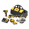 DEWALT Akku Komboset 12V 3tlg. DCS512 + DCD701 + DCS353 inkl. Akkus 12V