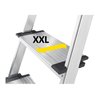 Hailo Alu-Sicherheits-Stehleiter L80 ComfortLine