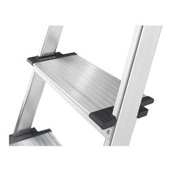 Hailo Alu-Sicherheits-Stehleiter L80 ComfortLine