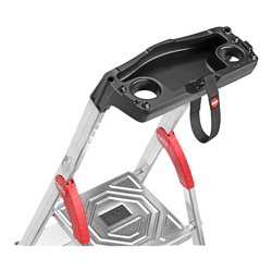 Hailo Alu-Sicherheits-Stehleiter L80 ComfortLine