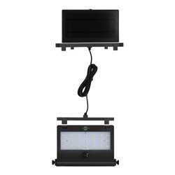 Brennenstuhl Solar LED Strahler SOL 1000 Pad / LED Wandleuchte für außen mit Bewegungsmelder (Solarlampe IP65, 1000lm, 4 verschi