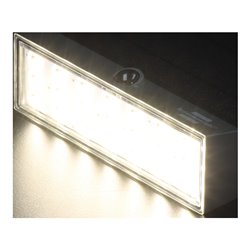 Brennenstuhl Solar LED Strahler SOL 1000 Plana / LED Wandleuchte für außen mit Bewegungsmelder (Solarlampe IP54, 1000lm, 4 versc