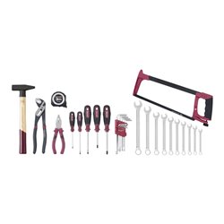 Kraftwerk Werkzeugtasche mit Bügel 390 mm, 30-tlg.