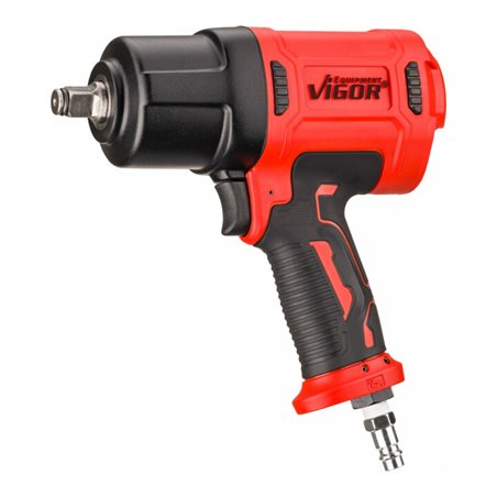 VIGOR Schlagschrauber, V4800N, Lösemoment maximal [Nm]: 1720 Nm, 1/2 Zoll (12,5 mm) Vierkant, Hochleistungs-Doppelhammer-Schlagw