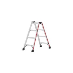 Hymer Stufenstehleiter beidseitig begehbar 4024