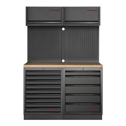 Kraftwerk Mobilio 2er Kombi, 5 & 9 Schubladen, Oberschrank, 3964K-95K2