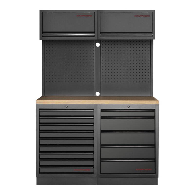 Kraftwerk Mobilio 2er Kombi, 5 & 9 Schubladen, Oberschrank, 3964K-95K2