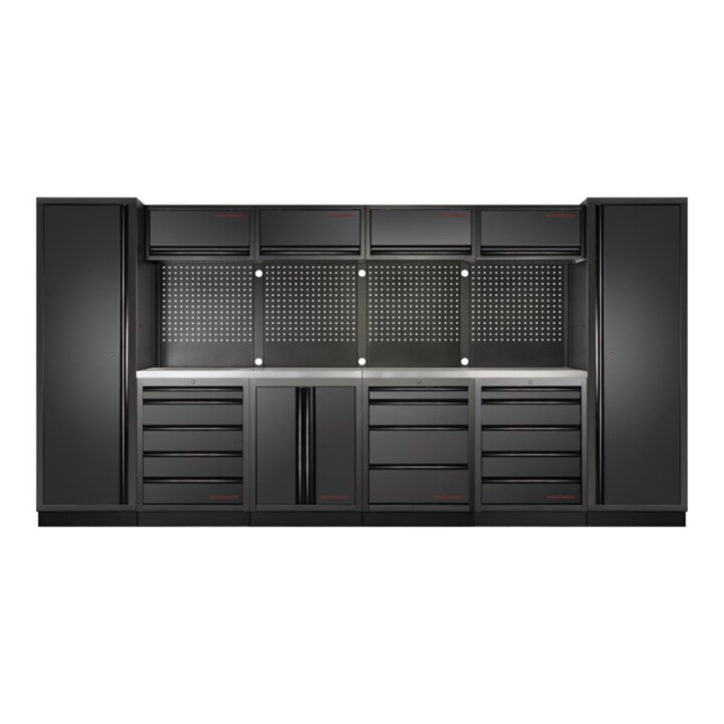 Kraftwerk MOBILIO 6er Komplett-Kombi mit Lochwand, Edelstahl 430