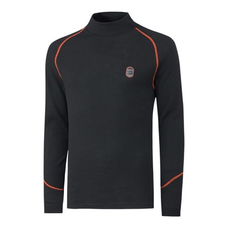 Rollkragenshirt Fakse, schwarz, Gr. 3XL