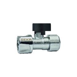 Schlauchstück Stecksystem 1/2'-13mm MS Cr m.Kugelhahn GEKA plus