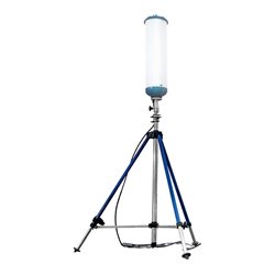 as-Schwabe EnergyTube XL 500 W, mit Profi Stativ XXL 70.000 Lumen, Höhe 4,60m