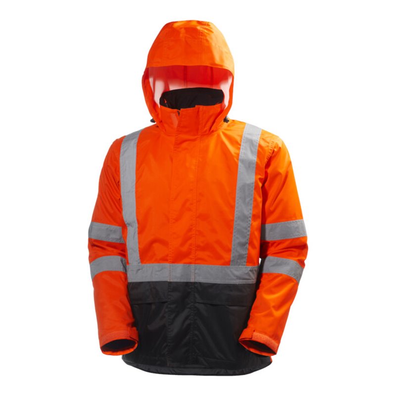 Helly Hansen Warn-Shell-Jacke ALTA Gr. L, orange/charcoal