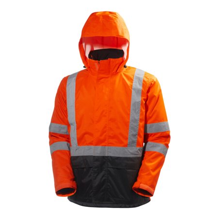Helly Hansen Warn-Shell-Jacke ALTA Gr. L, orange/charcoal