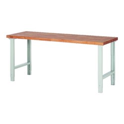 Werkbank 2000x700mm H790-1140mm,Bu40mm,R7035