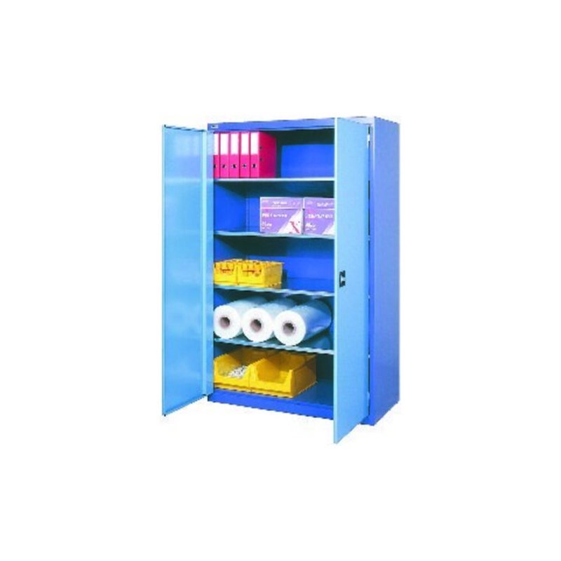 THURMETALL Flügeltürschrank (BxTxH) 1250x580x1950 mm 4 Verstellböden NCS 4040/NCS1060