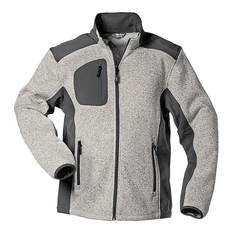 Elysee Strickjacke Linz, Gr. S, hellgrau/grau