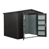floraworld Gartengerätehaus mit Satteldach PREMIUM 244x200x201 cm