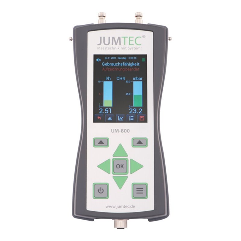 JUMTEC Universalmessgerät UM-800 f.Druck,Leckmenge,Ortung