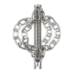 Rothenberger Kettenschleuderkopf mit 4 glatten Ketten, ohne Ring