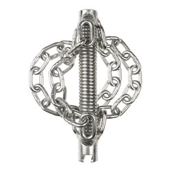 Rothenberger Kettenschleuderkopf mit 4 glatten Ketten, ohne Ring