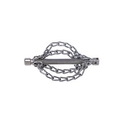 Rothenberger Kettenschleuderkopf mit 4 glatten Ketten, ohne Ring