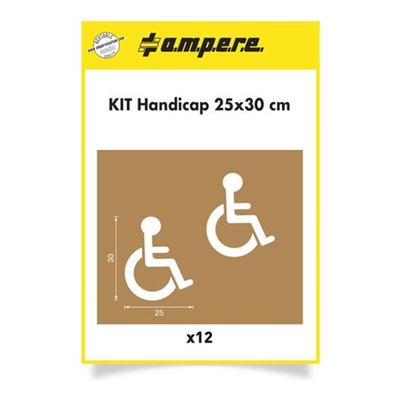 A.M.P.E.R.E. Schablonenset Schablonen KIT Handicap 25 cm x 30 cm