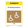 A.M.P.E.R.E. Schablonenset Schablonen KIT Handicap 25 cm x 30 cm