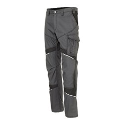 Kübler ACTIVIQ cotton+ Damenhose anthrazit/schwarz