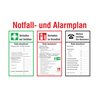 SafetyMarking Notfall- und Alarmplan B600xH400 mm Kunststoff