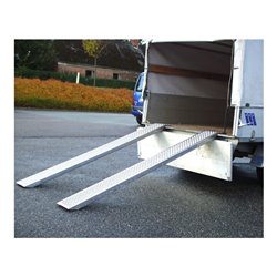 Auffahrschiene o.Rand Alu 1500 mm, 400 kg PAAR