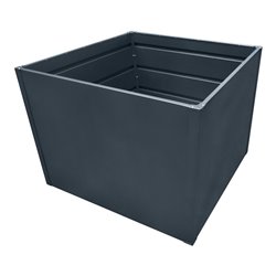 floraworld Hochbeet m.Doppelwand 90 x 90 x 76 cm 600 l