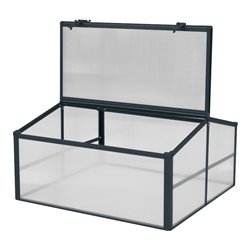 floraworld Mini-Gewächshaus für Hochbeet 90 x 90 x 76 cm