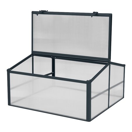 floraworld Mini-Gewächshaus für Hochbeet 90 x 90 x 76 cm