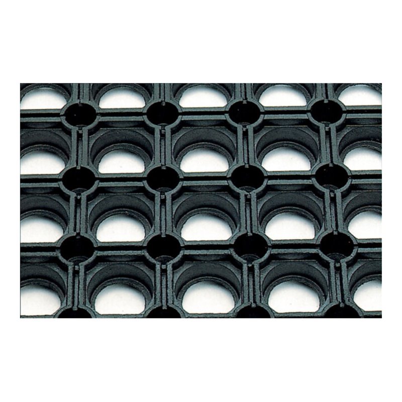 Wabenmatte leichte Ausf. SBR/NR, schwarz,