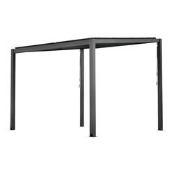 floraworld Pergola mit Lamellendach Gr. 1 300 x 505 x 212/238 cm