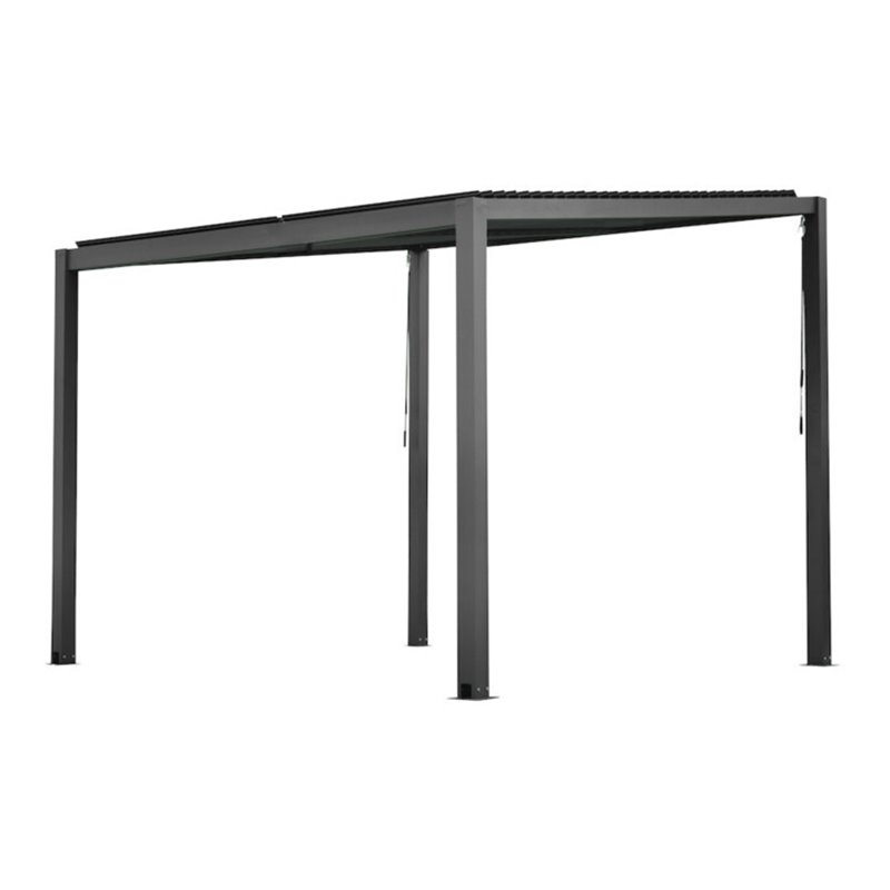 floraworld Pergola mit Lamellendach Gr. 1 300 x 505 x 212/238 cm