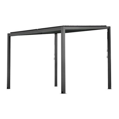 floraworld Pergola mit Lamellendach Gr. 1 300 x 505 x 212/238 cm