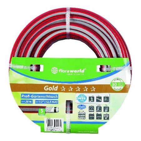 floraworld Profi-Wasserschl. 1/2'50m NTS rot