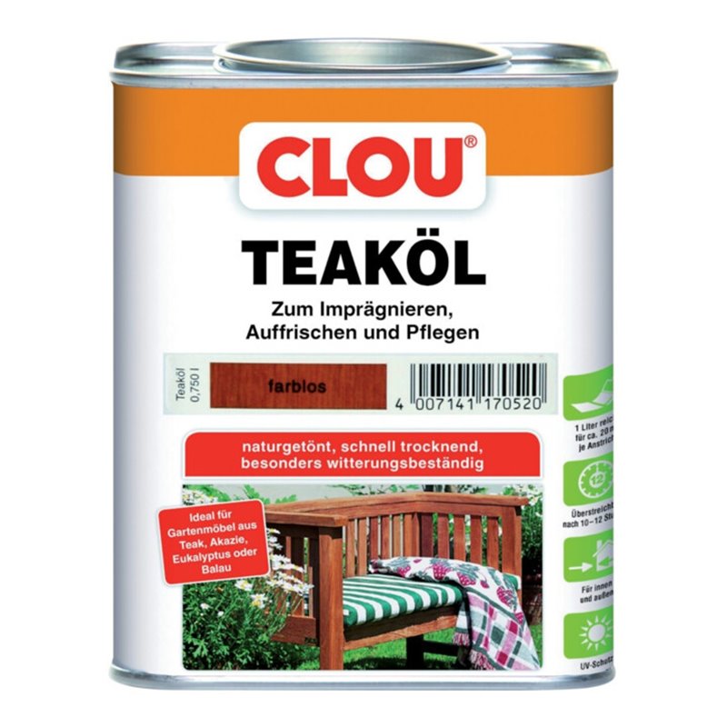 CLOU Teaköl farblos 750ml