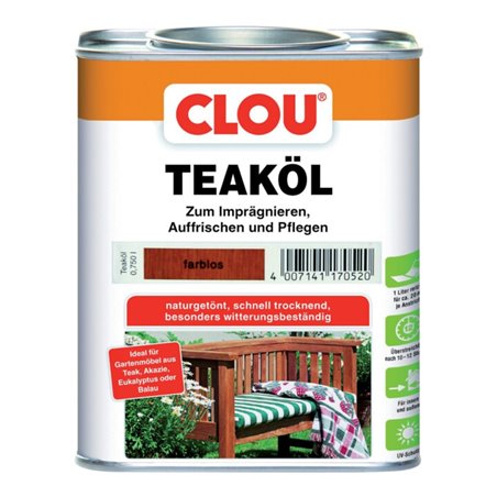 CLOU Teaköl farblos 750ml