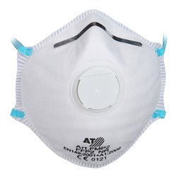 ASATEX Feinstaub-Maske, FFP2 NR D, weiß, mit Ventil, (1Stück, 1Box, 15 Stück)