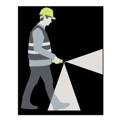 UK Helmlampe eLED Surefoot 4AA