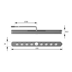 Halemeier LuckyLine 2er Set nw LED-Verl. Montage, EVG